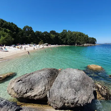 Pura Playa - - Primera Linea De Playa - Rias Baixas - Galicia 아파트 칸가스데모라조